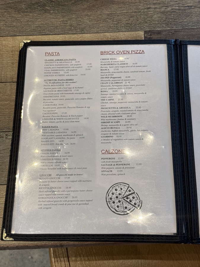 DiPasquale's Italian Market menu, page 4 of 5, photographed 2026-10-02